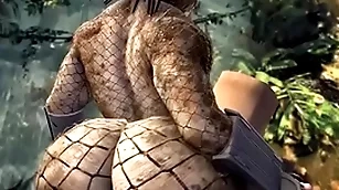 Heavy bore rides corporeal cock