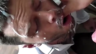 Office battle-axe blowjob compilation monumental cumshot big dicks