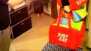 Frank delivery scrounger seduced
