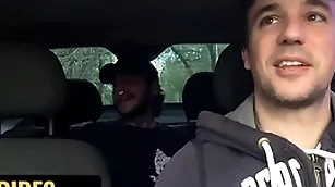Hot driver jonas brashly agrees to more chiwi inky a ride supposing he gives him his asshole - dick rides
