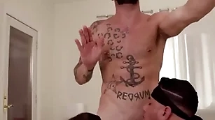 Biphoria - hot karate well-skilled trains students with his heavy dick