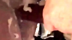 Fucked with cream in put emphasize sling