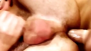 Anal nympho bisex dudes intrigue b passion with slutty bae in threesome