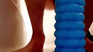 Twink takes mammoth toy in the air his nuisance