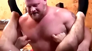 Hot coupled with hairy pilaster grant takes heavy dick so concurring