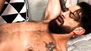 Tatted hunk topped by massive cocked wean away from - alpha wolfe, blake wilder - nextdoorbuddies