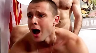 Hunk soldier vince vegas takes massive cock - david skylar - activeduty