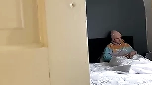 My perv roommate spys on me & films me masturbating!