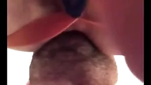 Spit flying back while being rimmed